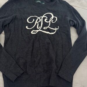 Ralph Lauren Charcoal Crewneck Sweater